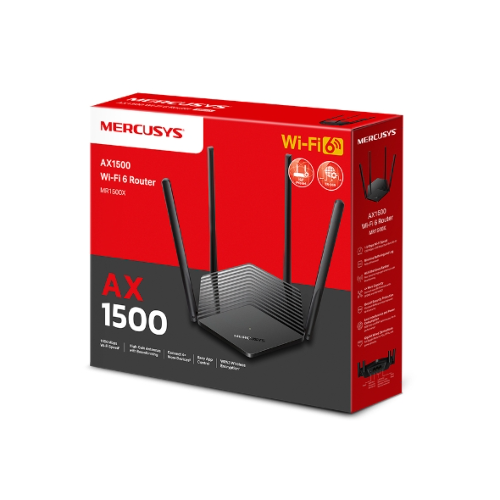 Router Mercusys MR60X AX1500 Dual WiFi 6 1.5Gbps