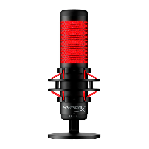 Micrófono HyperX QuadCast USB Condensador LED Rojo 4P5P6AA
