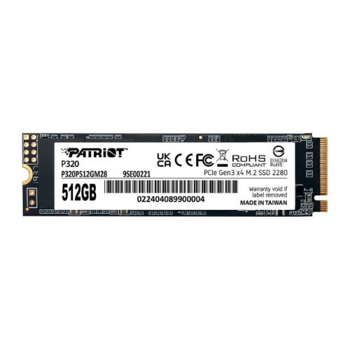 SSD Patriot P320 512GB M.2 NVMe (P320P512GM28)