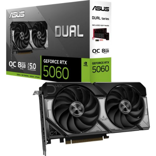 Placa de Vídeo Asus Dual GeForce RTX 5060 OC 8GB