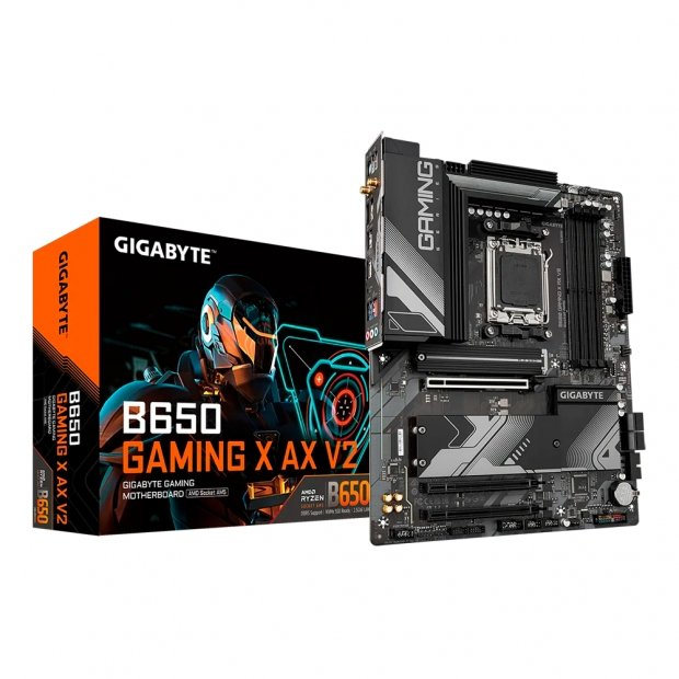 Placa MadreAM5 Gigabyte B650 Gaming X AX V2 – DDR5/Wi-Fi 6E/HDMI