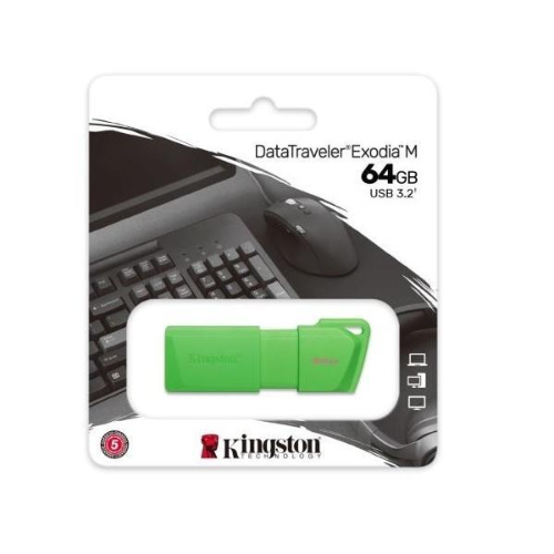Pen Drive Kingston DataTraveler Exodia 64GB Verde (KC-U2L64-7LG)