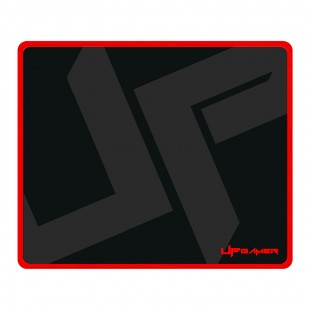 Mousepad UP Gamer Essential Black-Red-01