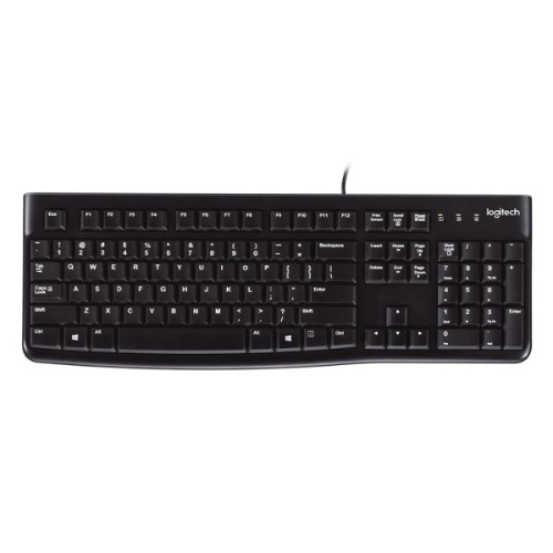 Teclado Logitech K120 USB Preto