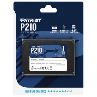 SSD 2.5" SATA 1TB Patriot P210 P210S1TB25 – 520/430MB/s