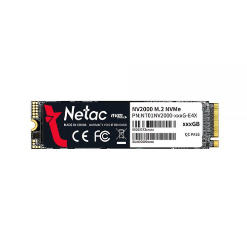 SSD Netac NV2000 512GB M.2 NVMe Gen3x4 (NT01NV2000-512-E4X)