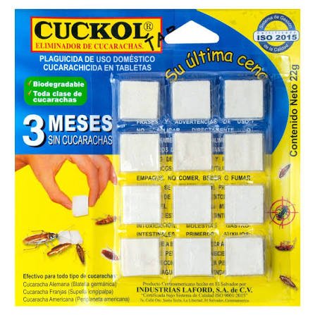 Mata cucaracha pastilla