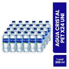 AGUA CRISTAL 300 ML X 24