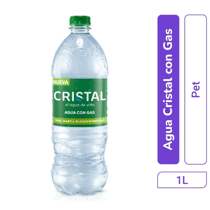 Agua litro con Gas