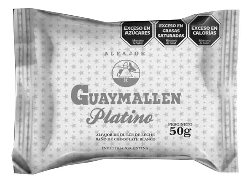 ALFAJOR GUAYMALLEN PLATINO