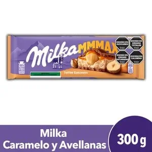 MILKA MMMAX CARAMELO Y AVELLANAS