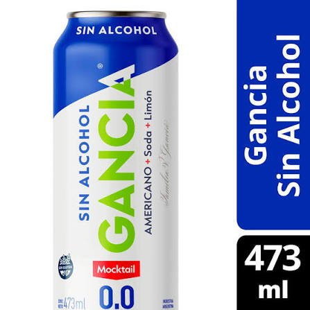 GANCIA LATA SIN ALCOHOL