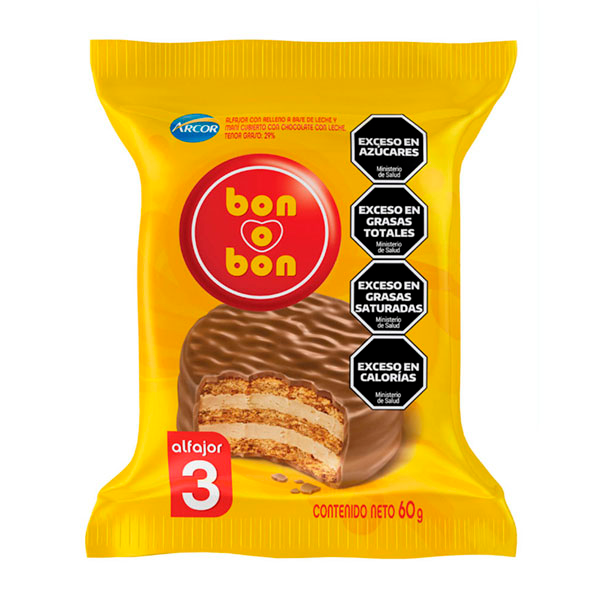 ALFAJOR BON O BON TRIPLE NEGRO
