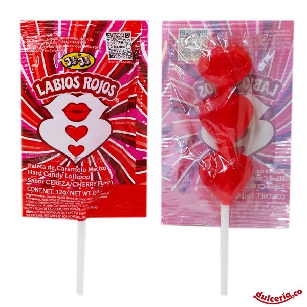 Paleta Labios rojos
