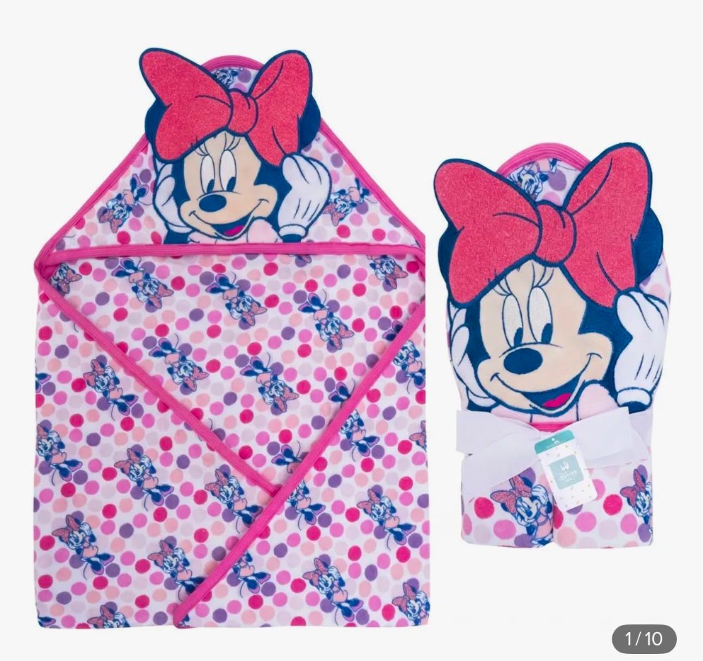 TOALLA DE BAÑO MINNIE BAMBINO