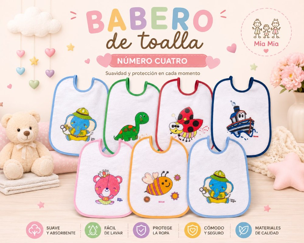 BABERO TOALLA TALLA 4