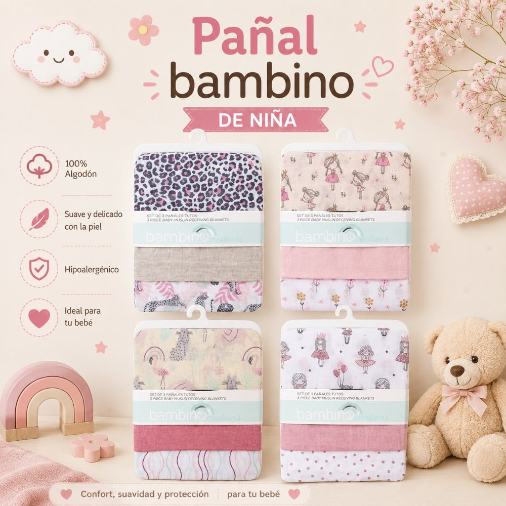PAÑAL BAMBINO NIÑA