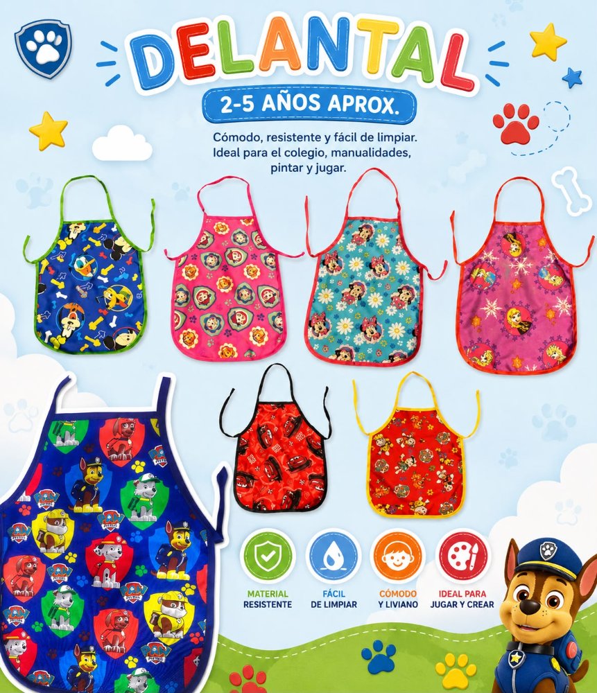 DELANTAL PARA JARDIN