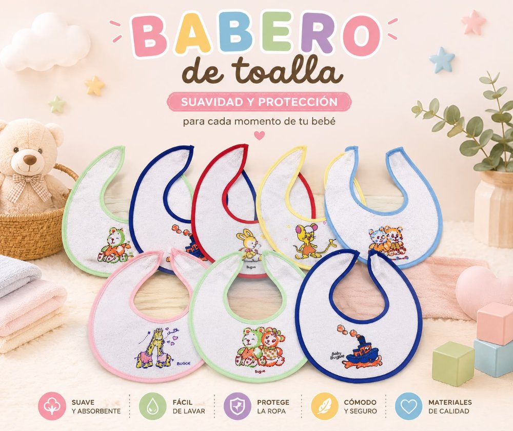 BABERO CON VELCRO MINI