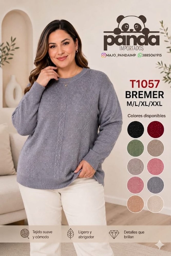 SUETER BREMER CON BRILLO