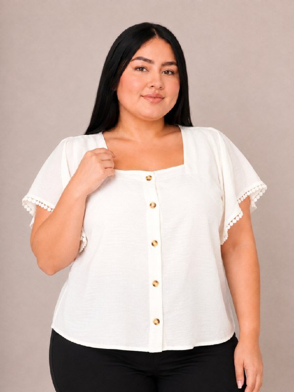 Blusa de botones 1013