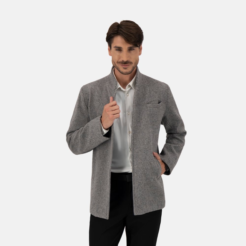 Abrigo MERKABÁ Modelo 2055 Gris