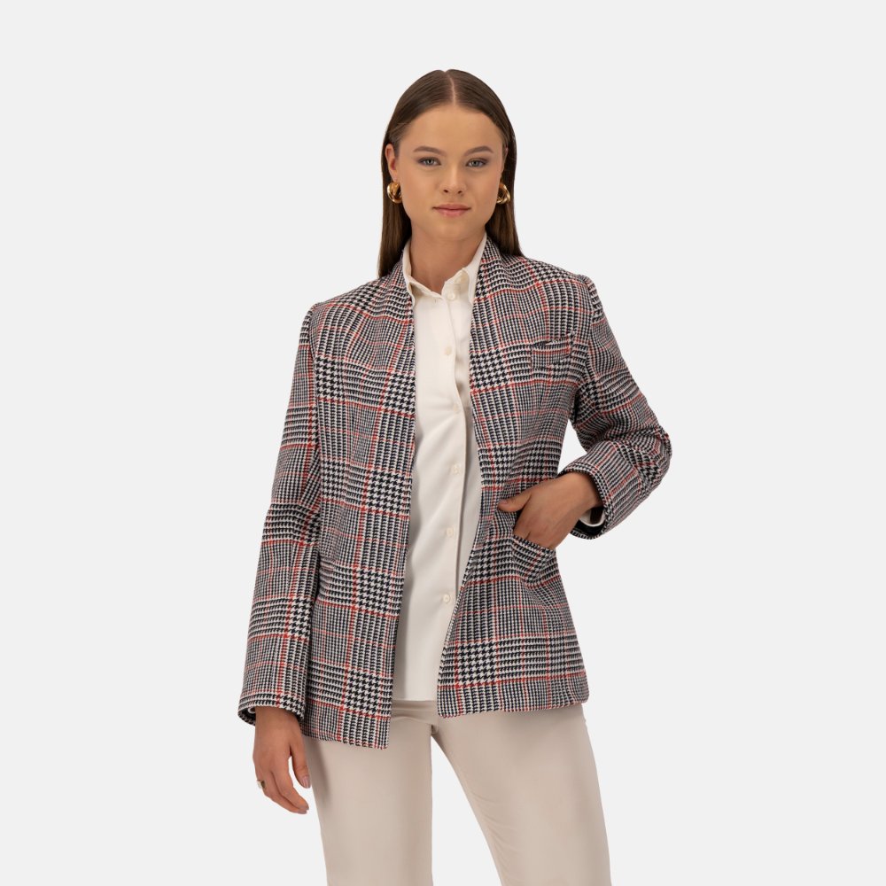 Blazer MERKABÁ Modelo 25323 Cuadros