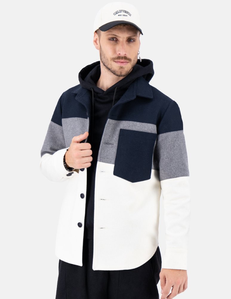 Sobrecamisa MERKABÁ Modelo 2333B Azul