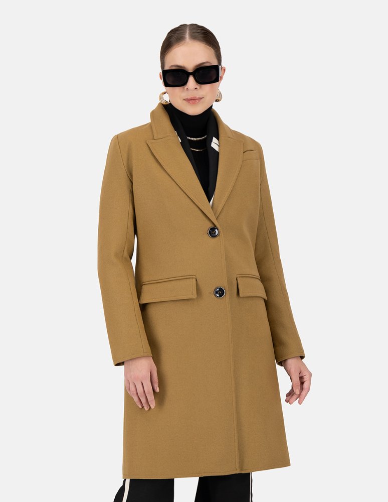 Abrigo DI NUOVO Modelo 23118 Camello