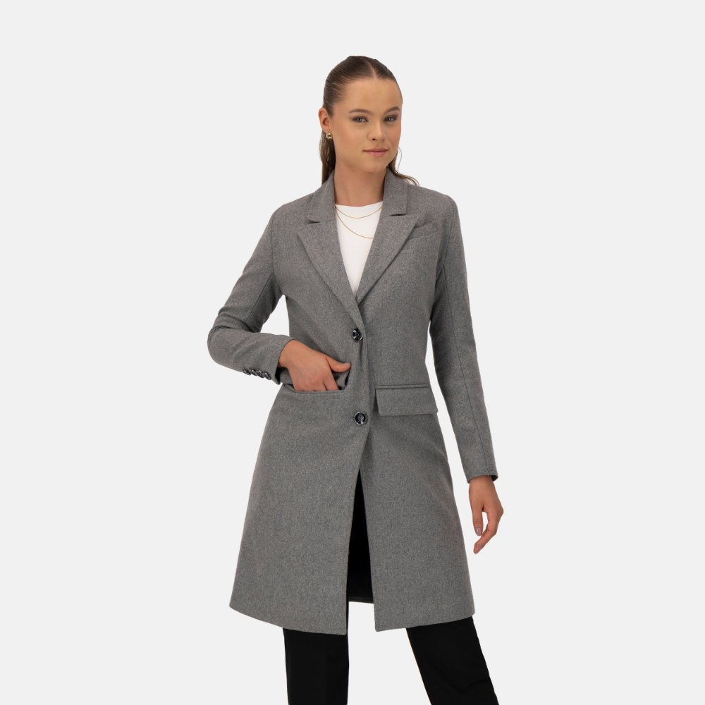 Abrigo DI NUOVO Modelo 23118 Gris claro