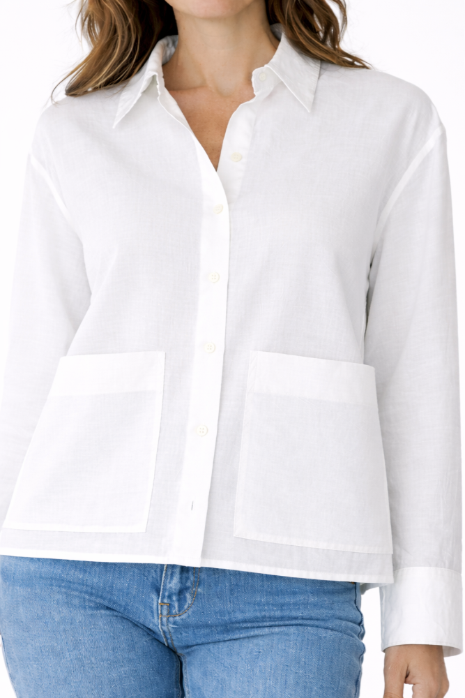 Camisa MERKABÁ Modelo 1001 Blanco