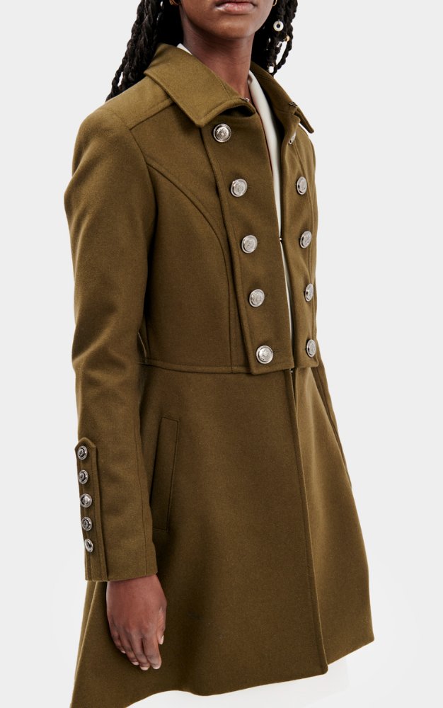 Abrigo MERKABÁ Modelo 1901 Verde