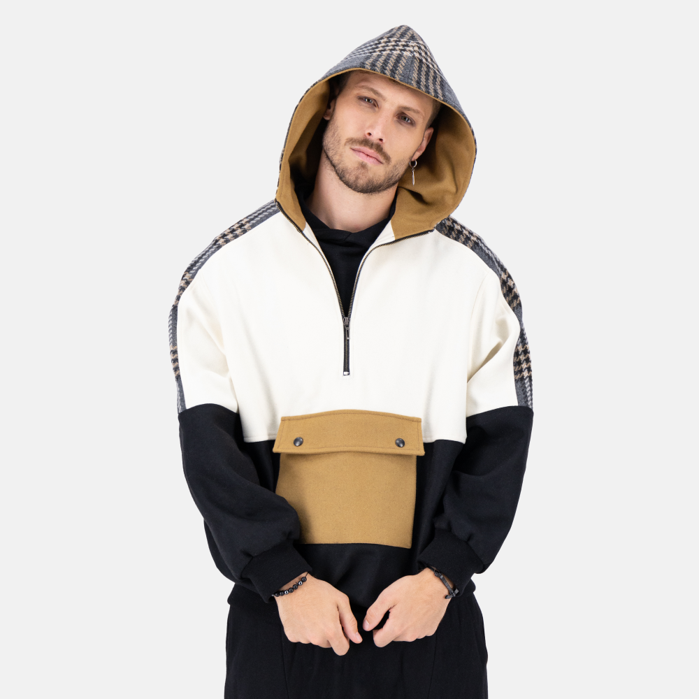 Hoodie oversize MERKABÁ Modelo 2335 Multicolor