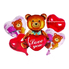 Set de globos de oso
