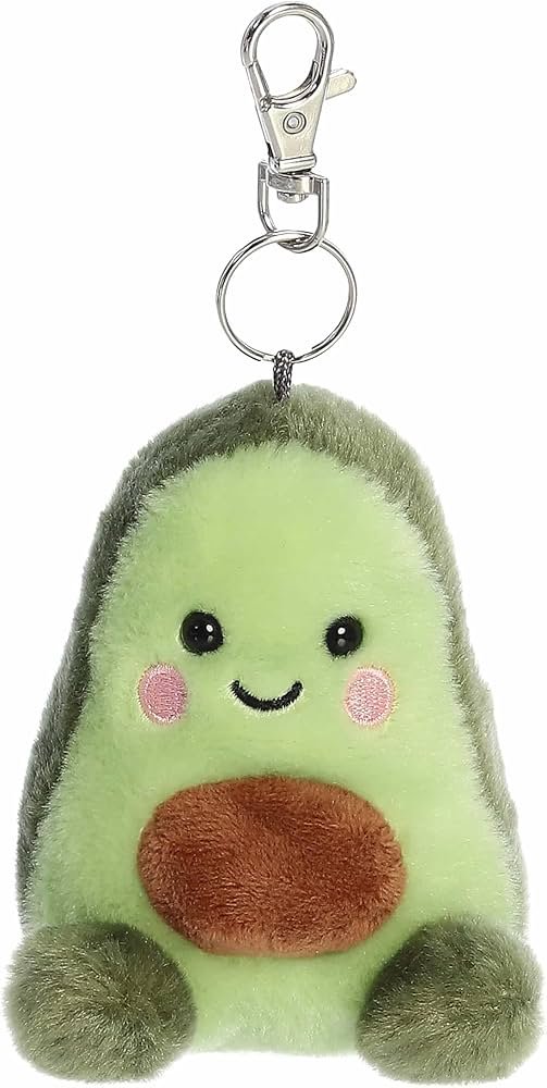 LLavero peluche aguacate/zanahoria