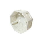 Caja octagonal PVC 4 in 10 cm blanco