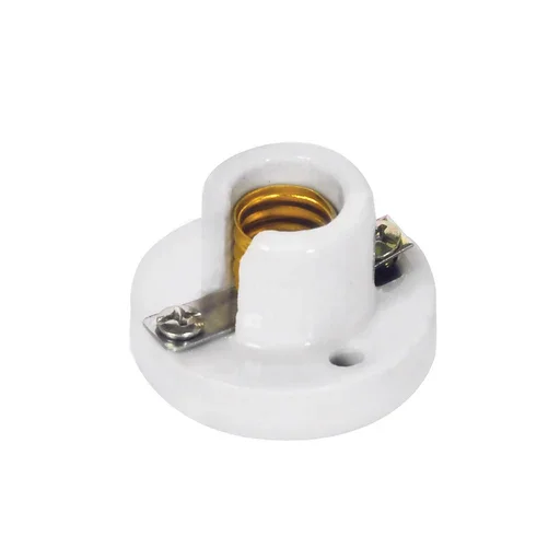 Socket/roseta pequeña de procelana p/ electrónica escolar