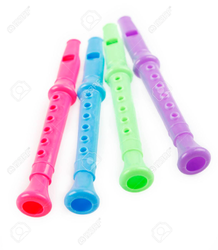 Flauta de plastico