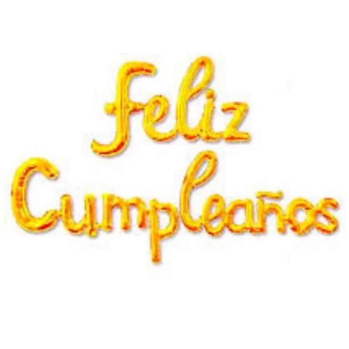 Globo de aluminio feliz cumpleaños
