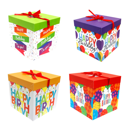 Caja de regalo grande 21x21 cm