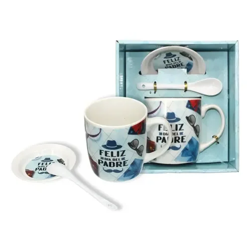 Taza del día del padre en caja