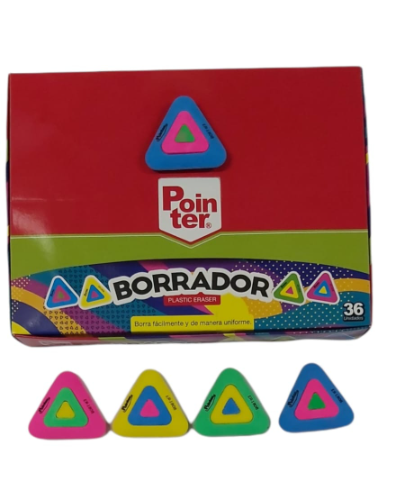 Borrador triangular pointer