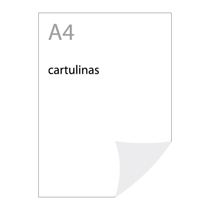 Página de Cartulina blanca A4