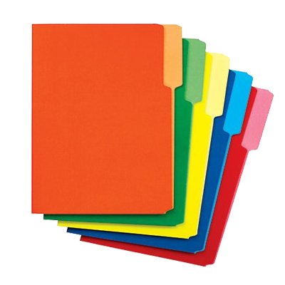 Folder tamaño oficio color