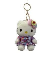 Llavero peluche de hello kitty
