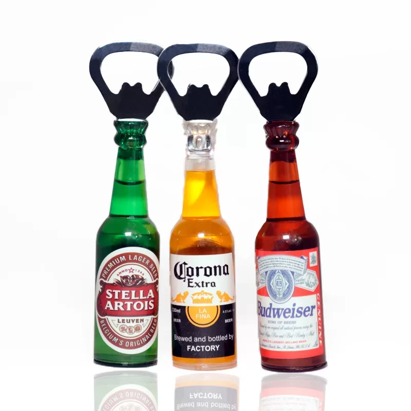 Destapador de botella en forma de botella