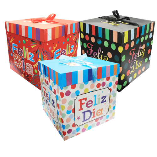 Caja de regalo mediana 15x15 cm