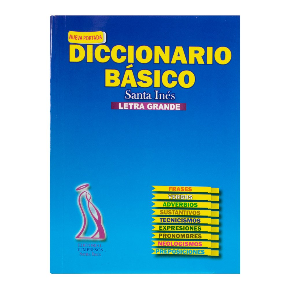Libro de diccionario básico Santa Inés