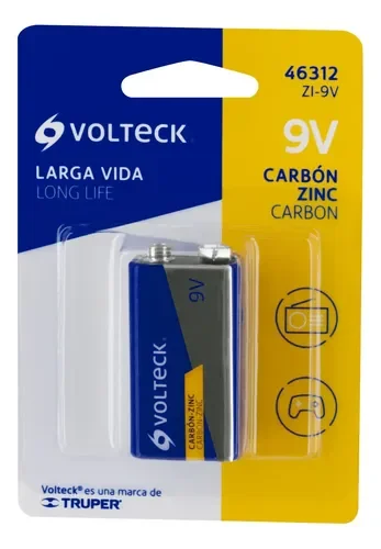 Batería 6F22/Cuadrarda 9V