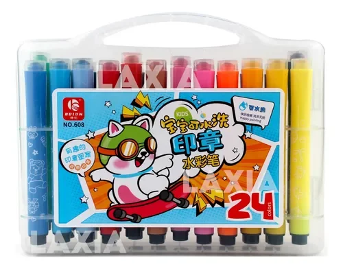 Plumon Paile colour Mini 24 unidades